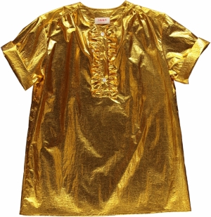 WOVEN DRESS 25 GOLD