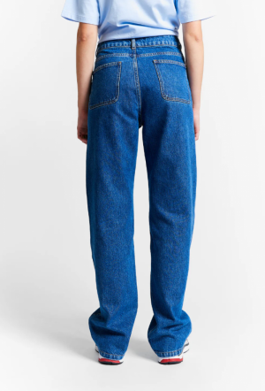 MID-WASTE STRAIGHT LEG JEANS DENIM