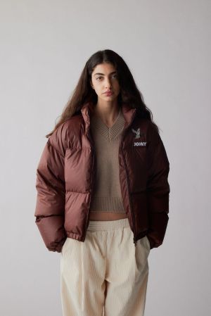 PUFFER BROWN/BLACK